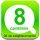8 cent/min